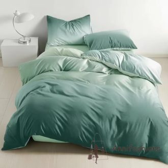 Elegáns, színátmenetes menta-zöld, puha ágyneműszett