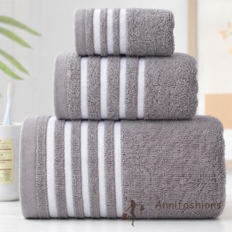 Prémium pamut középszürke pamut törölköző