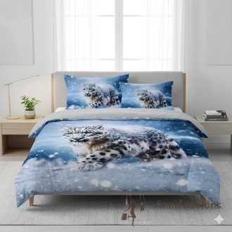 Hópárduc ágyneműhuzat garnitúra – élethű 3D hatás