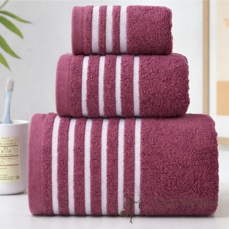 Nagy méretű bordó pamut törölköző