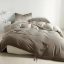 Színátmenetes ágynemű garnitúra khaki színben